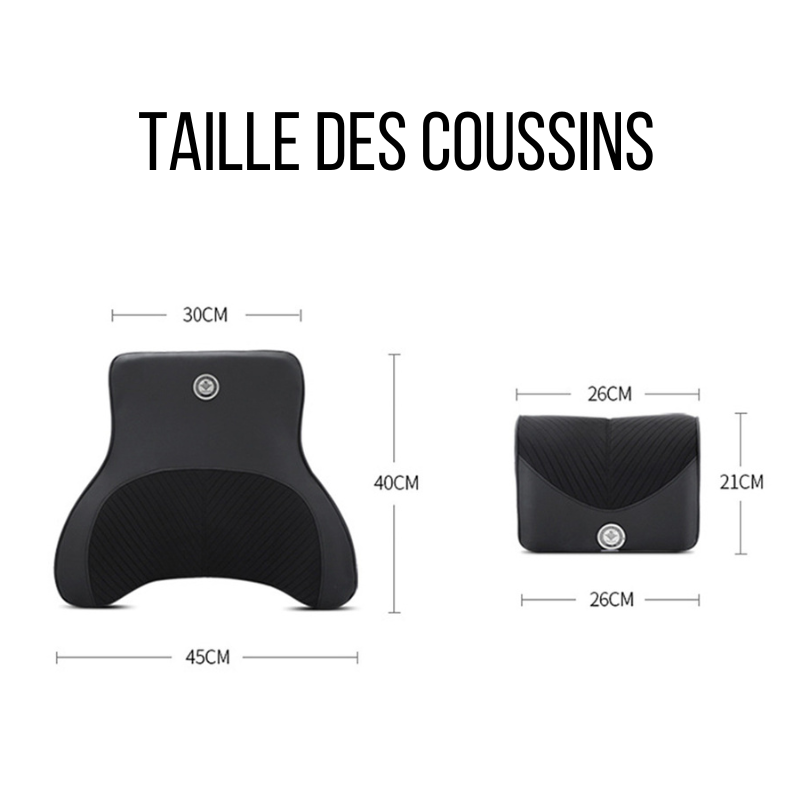 Siège massant et coussins ergonomiques