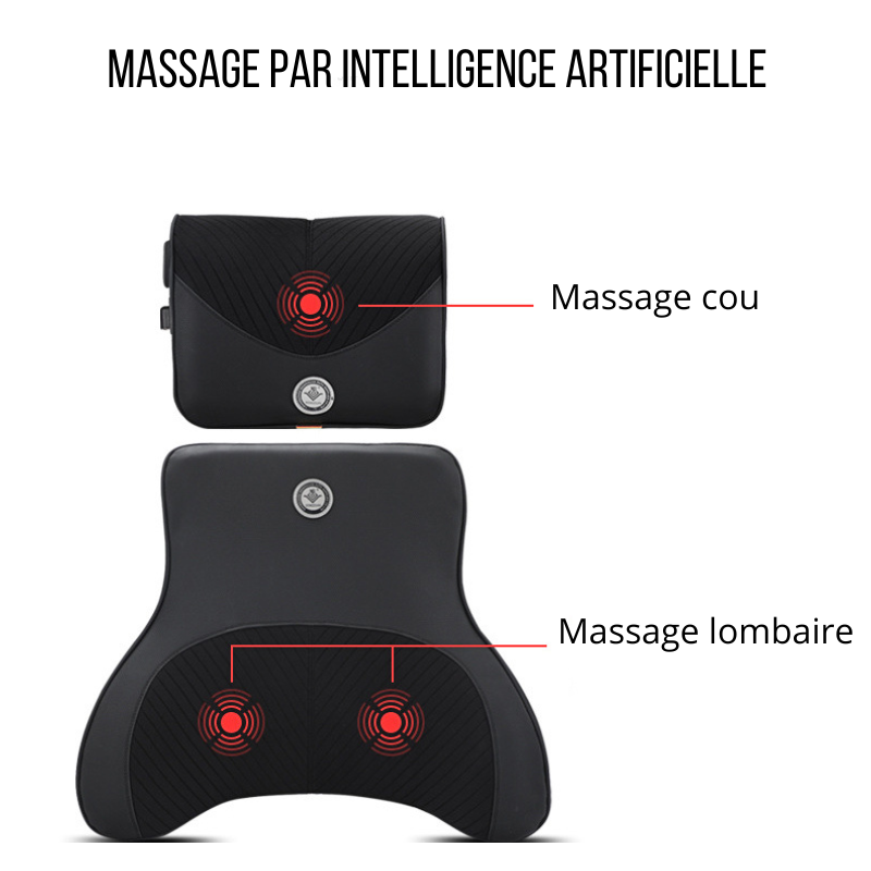 Siège massant et coussins ergonomiques